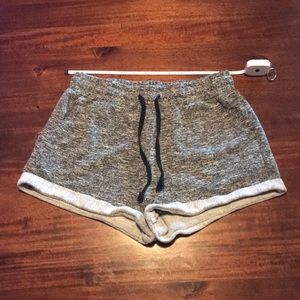 Grey lounge shorts